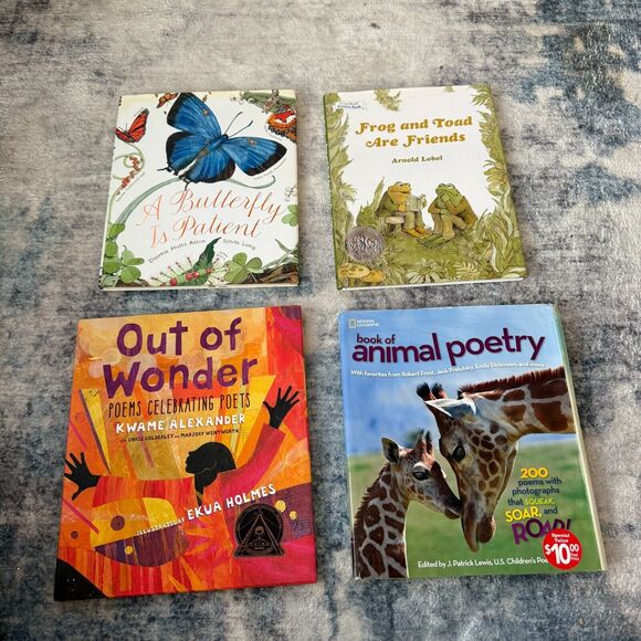 Frog Toad Poetry Picture Book Lot of 7 Education Classroom Homeschool Teacher - Picture 2 of 3